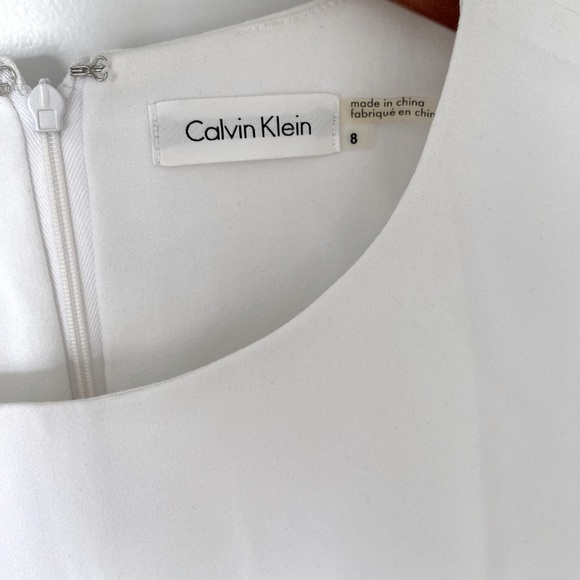 White Peplum Dress - Picture 2 of 5